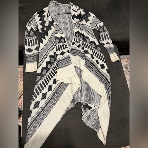 Geometric print cardigan - Picture 1 of 2